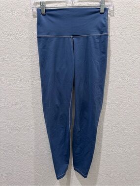 YUNOGA Women‎ Blue High Waisted Yoga Leggings Athleisure Size Small